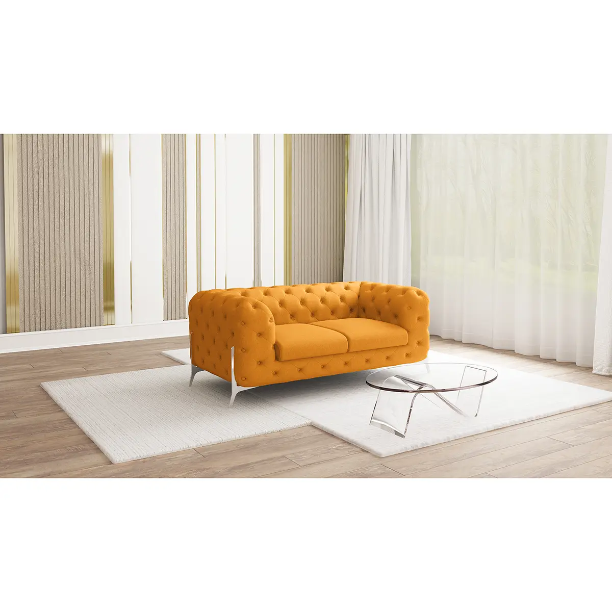 Sofa II 2-Sitzer | Gelb