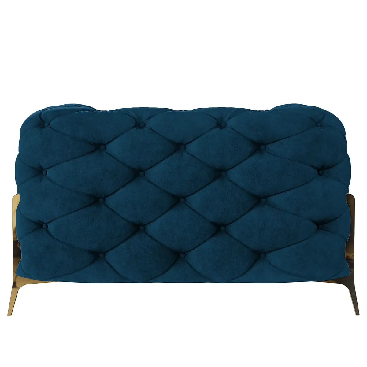Sessel II Blau Samt Ravi | Blau