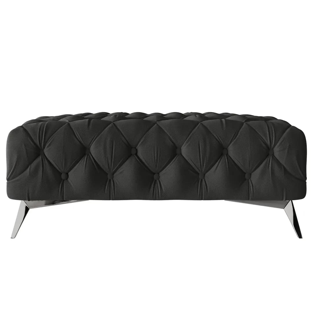 Polsterhocker Enza | Grau