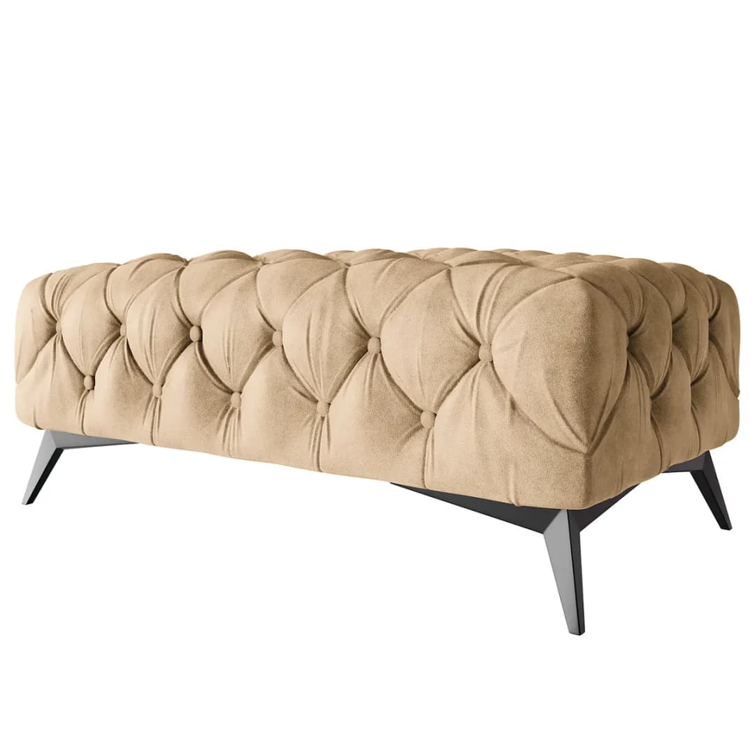 Polsterhocker Priya | Beige