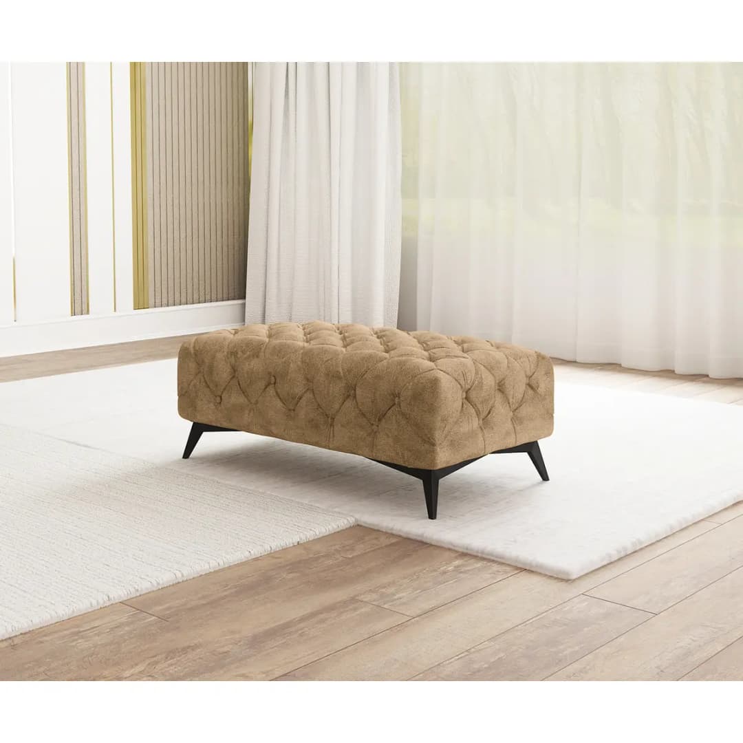 Polsterhocker Priya | Beige