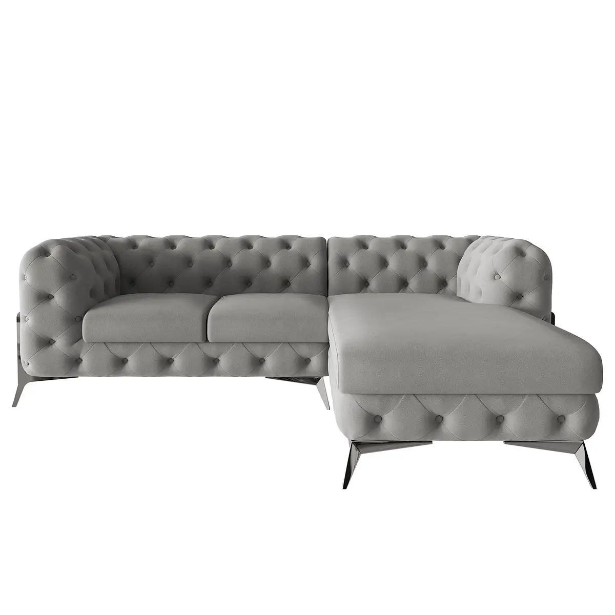 Ecksofa Enza | Grau