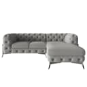 Ecksofa Enza | Grau