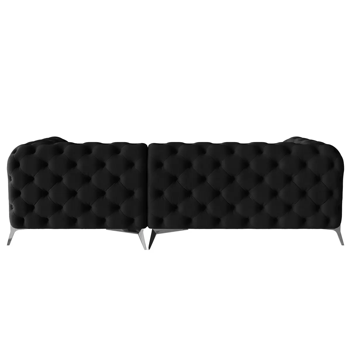 Ecksofa Ravi | Schwarz