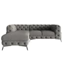 Ecksofa Ravi | Braun