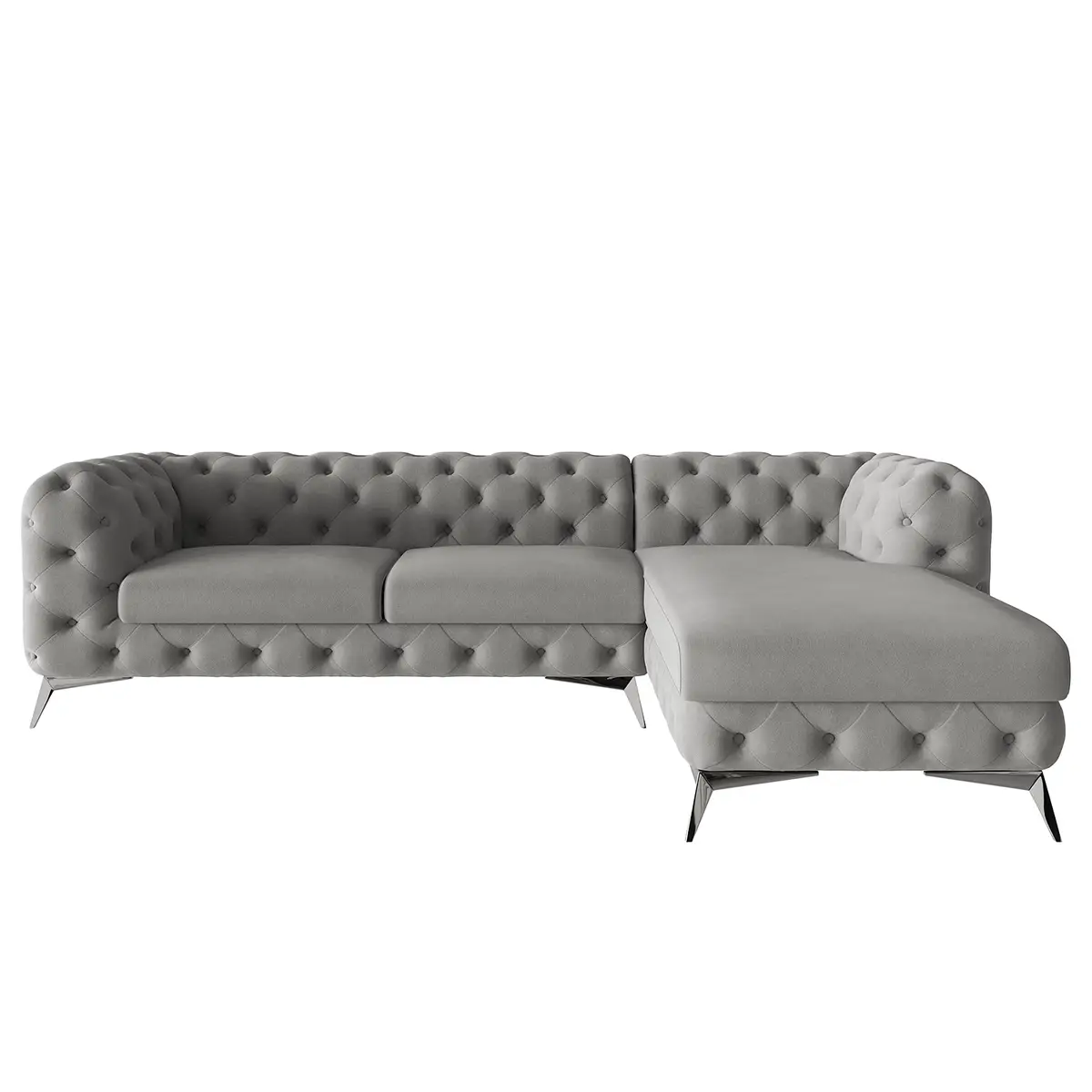 Ecksofa Enza | Grau