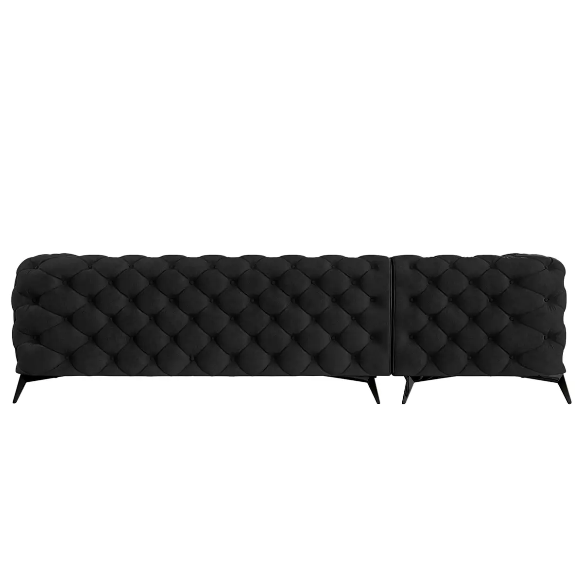 Ecksofa Ravi | Schwarz