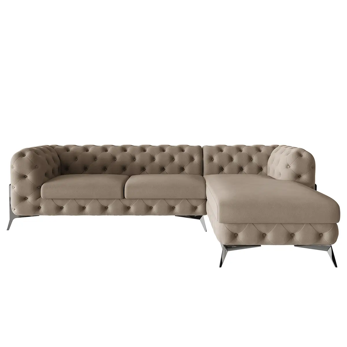 Ecksofa Enza | Braun