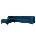 Ecksofa Ravi | Blau