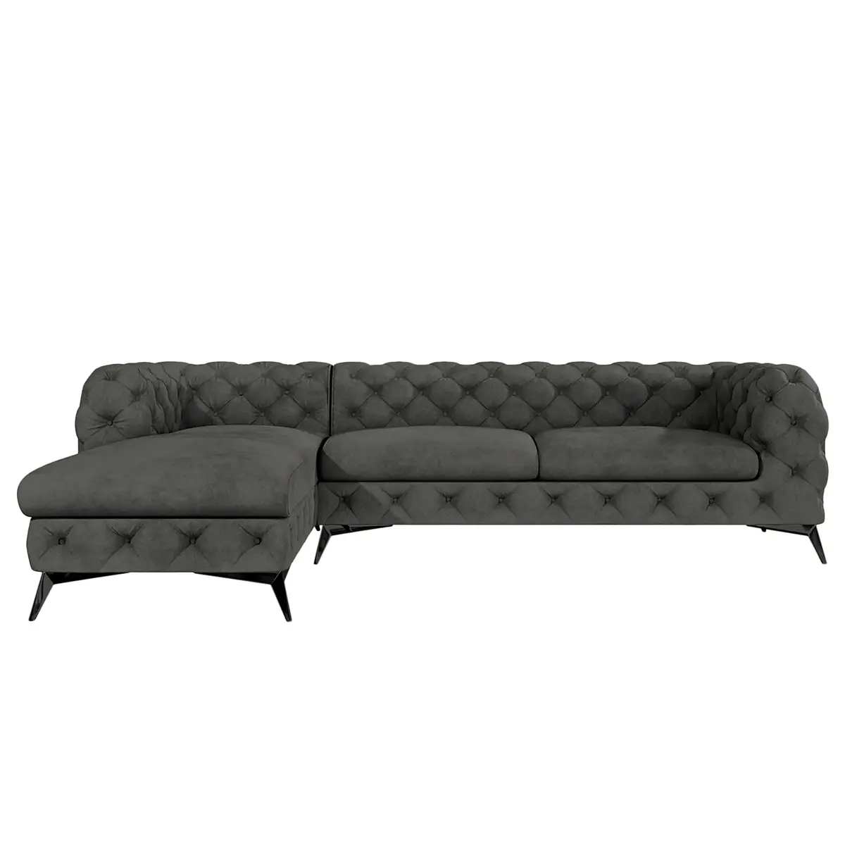 Ecksofa Ravi | Grau