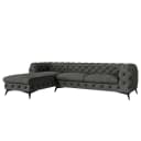 Ecksofa Ravi | Grau