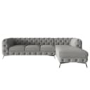 Ecksofa Enza | Grau
