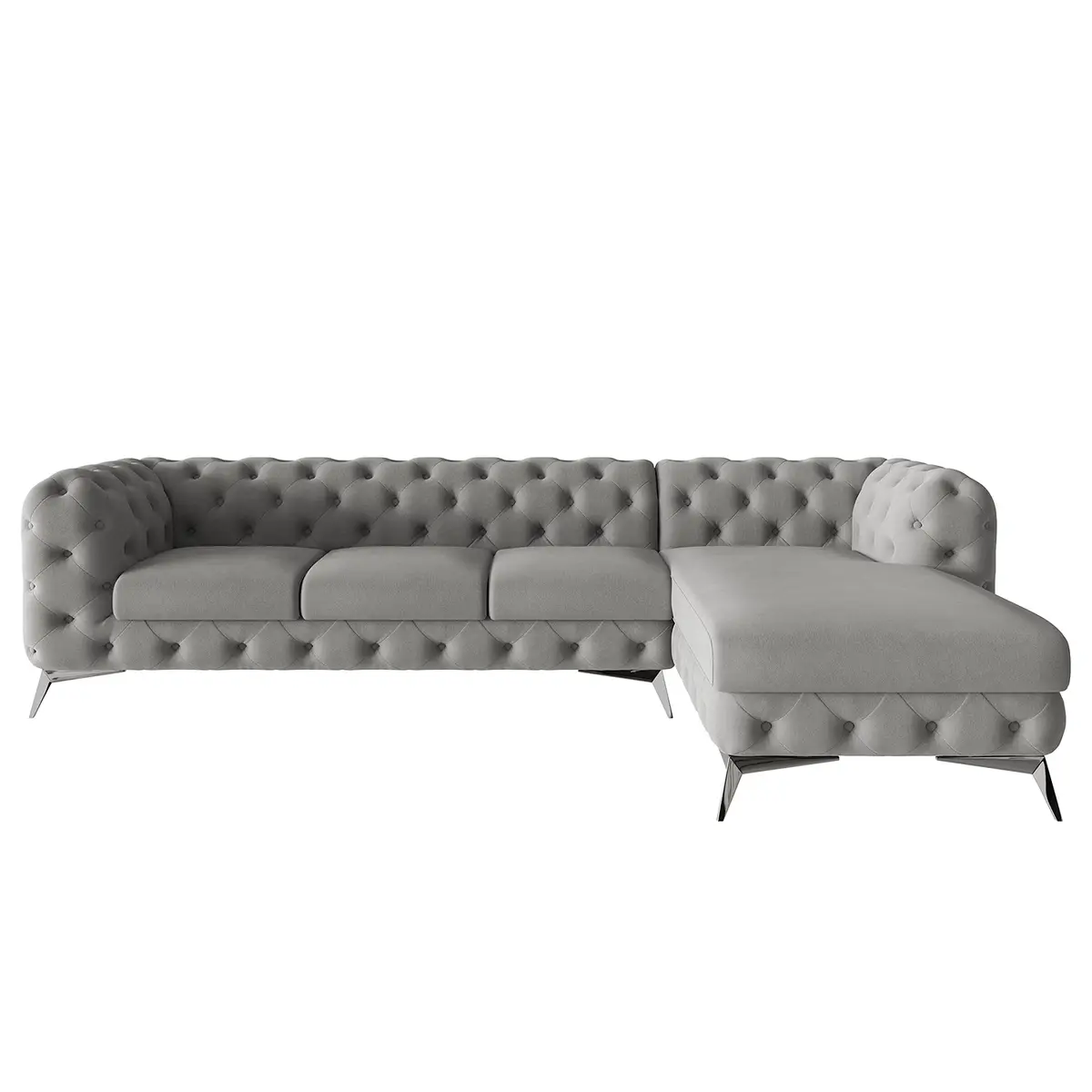 Ecksofa Enza | Grau