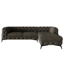 Ecksofa Priya | Grau