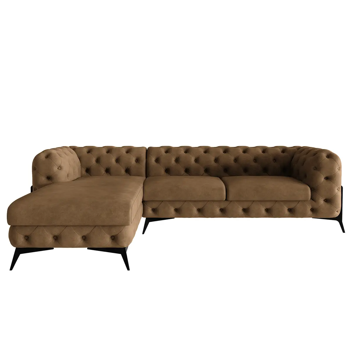 Ecksofa II | Braun