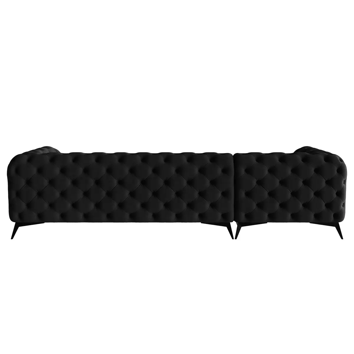 Ecksofa Ravi | Schwarz
