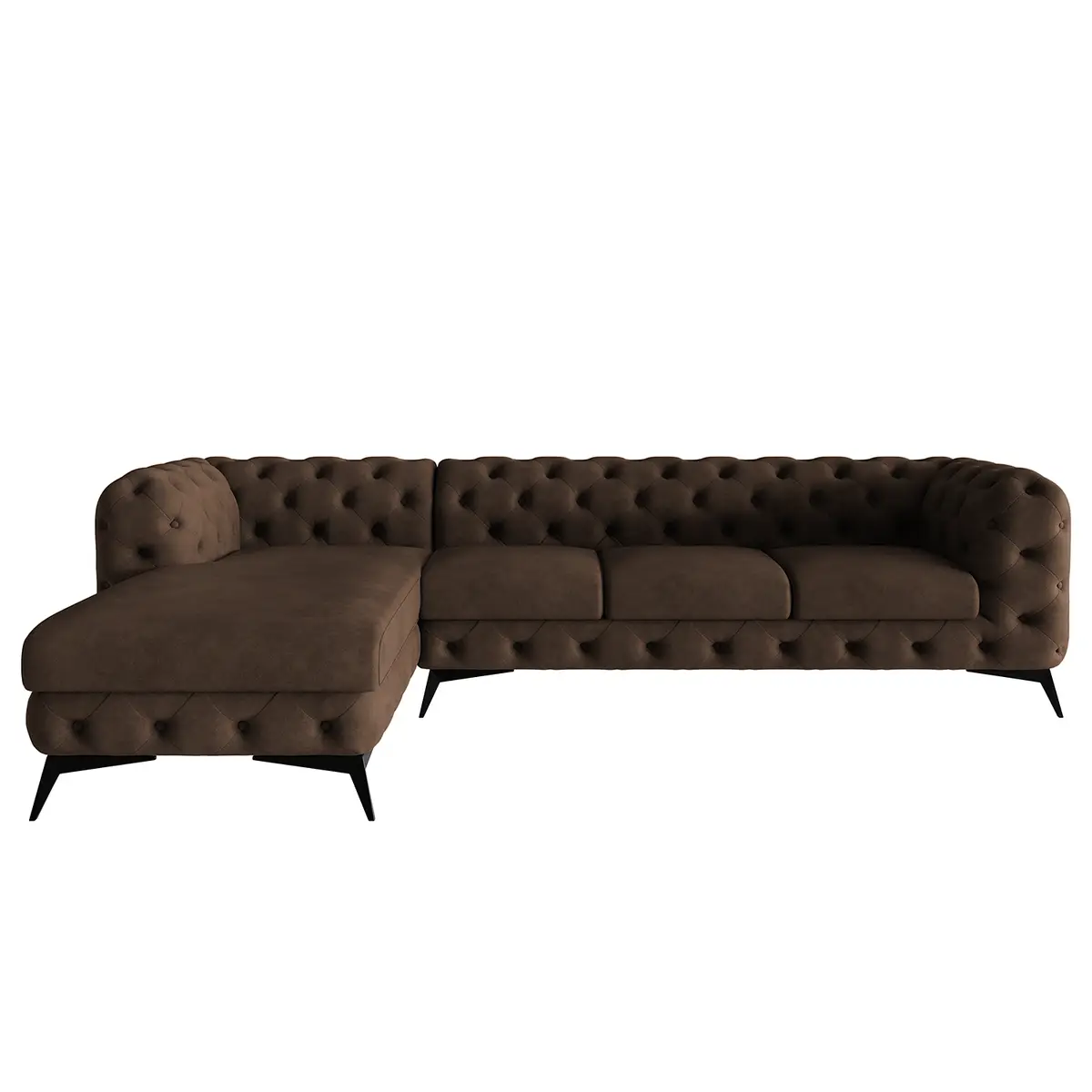 Ecksofa Priya | Braun