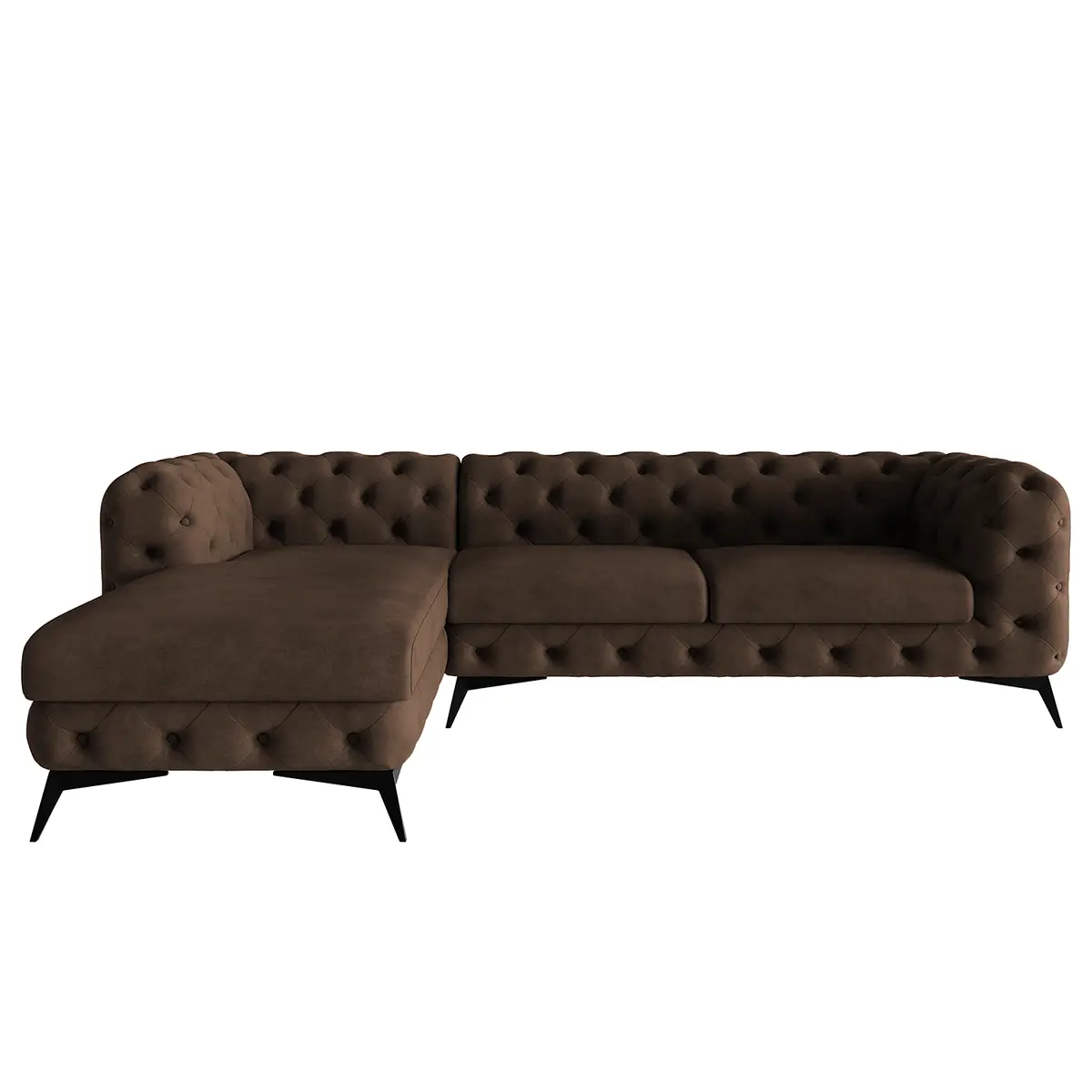 Ecksofa Priya | Braun