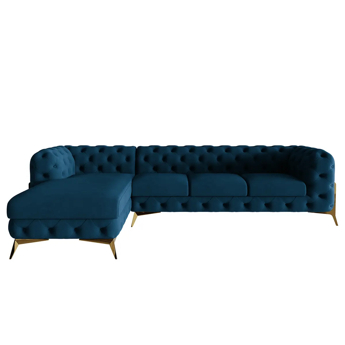 Ecksofa Ravi | Blau