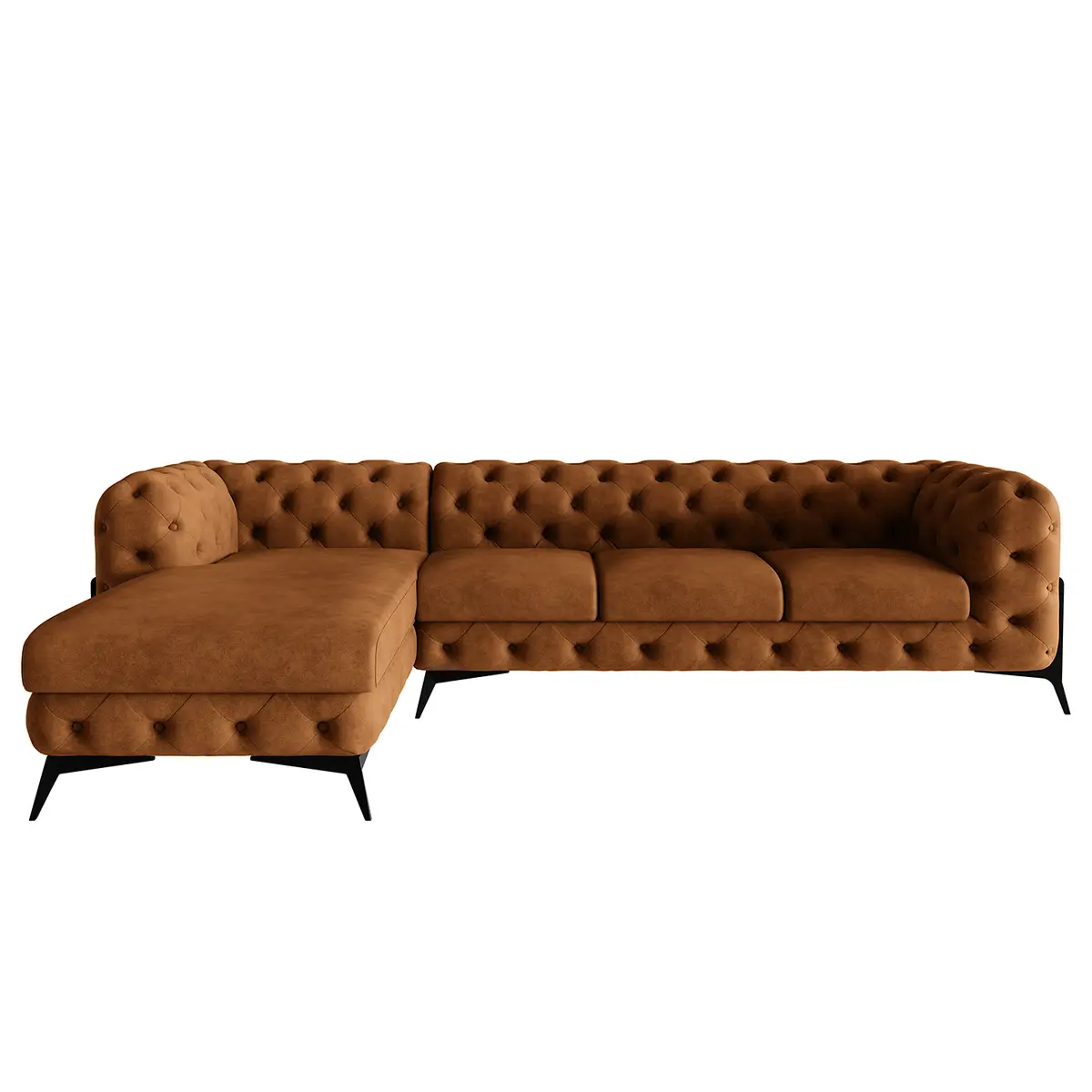 Ecksofa Priya | Braun