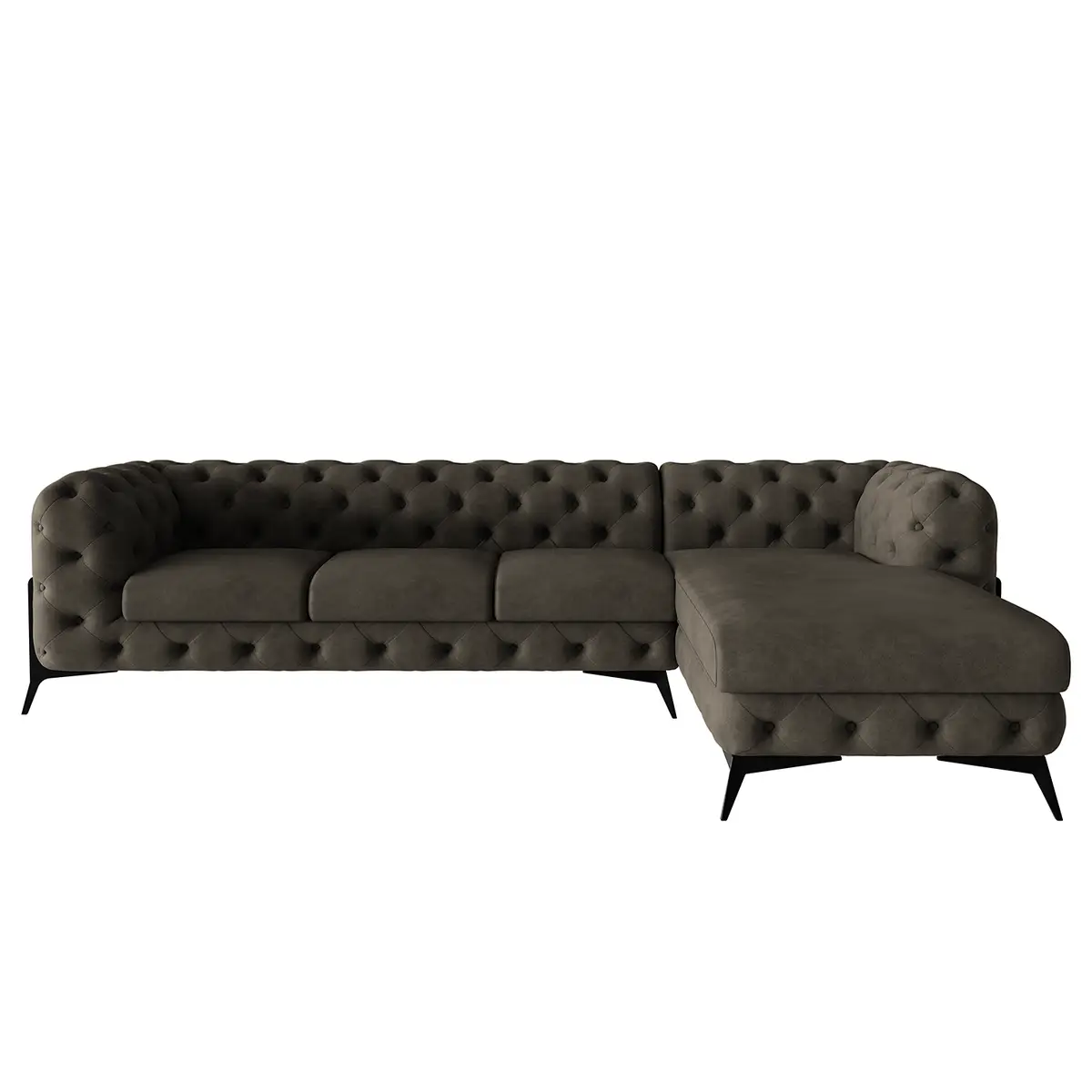 Ecksofa Priya | Grau