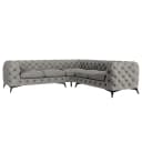 Ecksofa Ravi | Braun