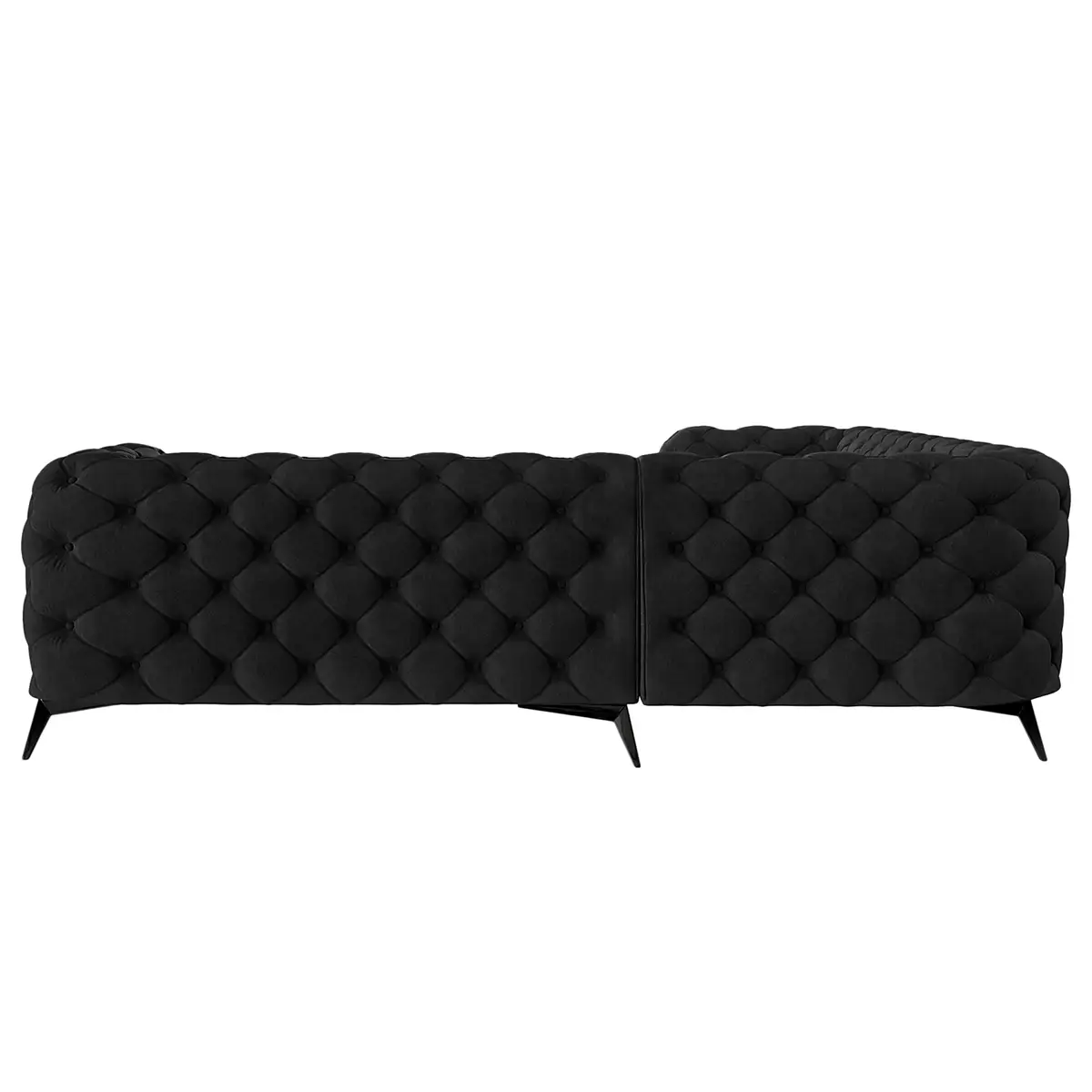Ecksofa Ravi | Schwarz