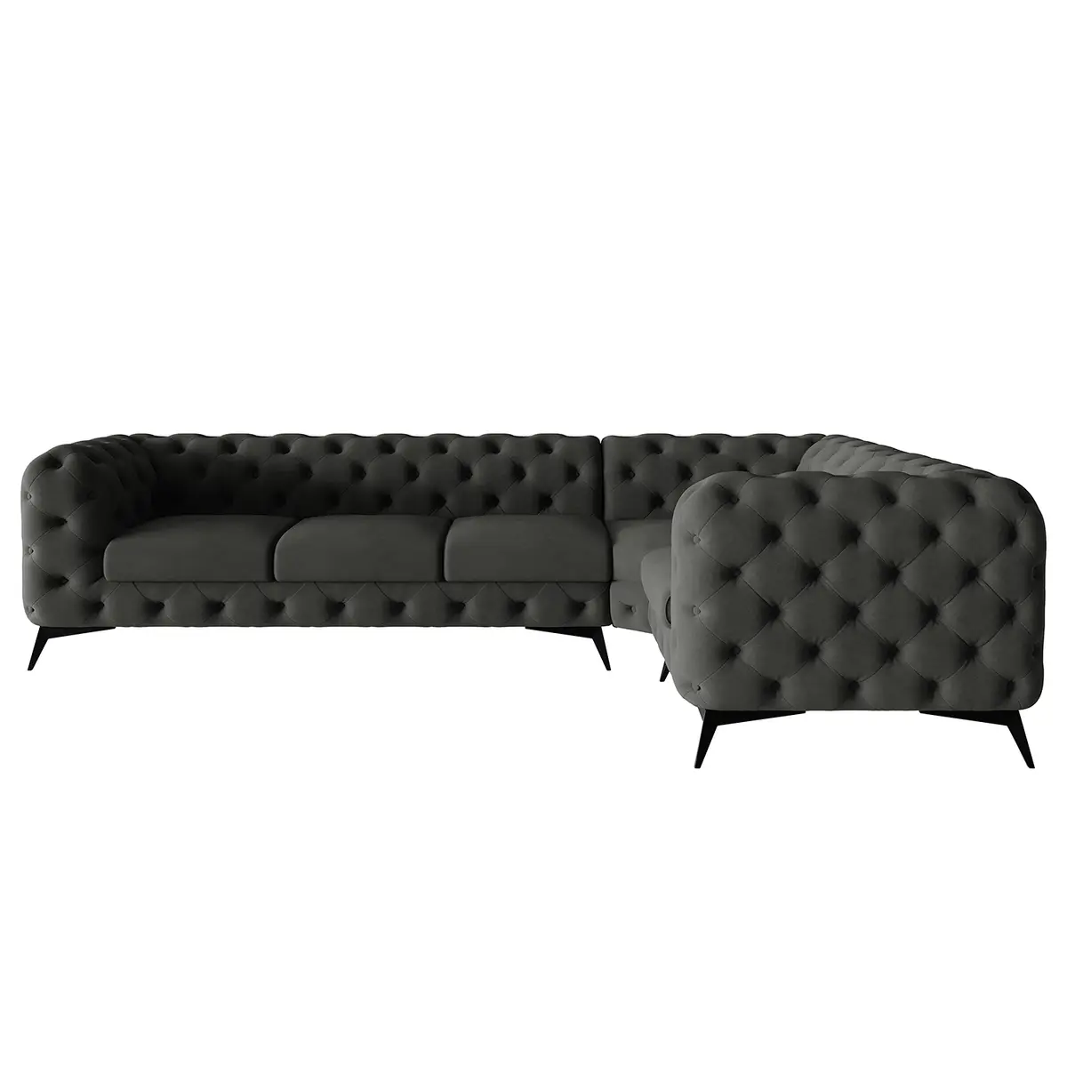 Ecksofa Laviva VI | Grau