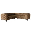 Ecksofa III | Braun