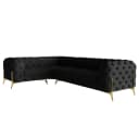 Ecksofa Ravi | Braun