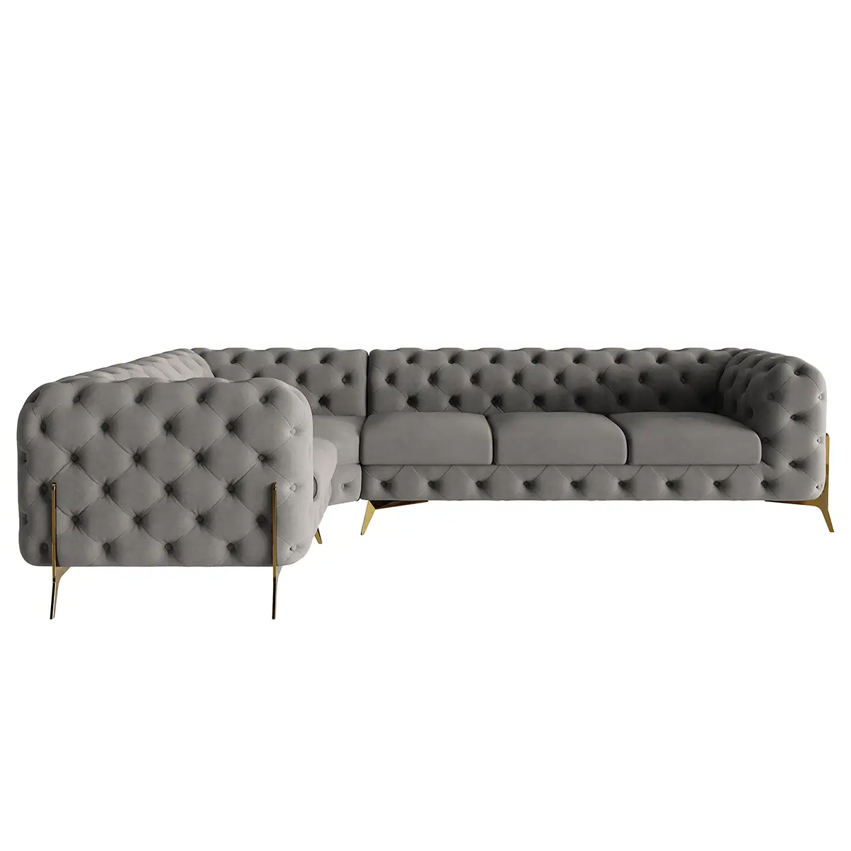 Ecksofa Ravi | Braun