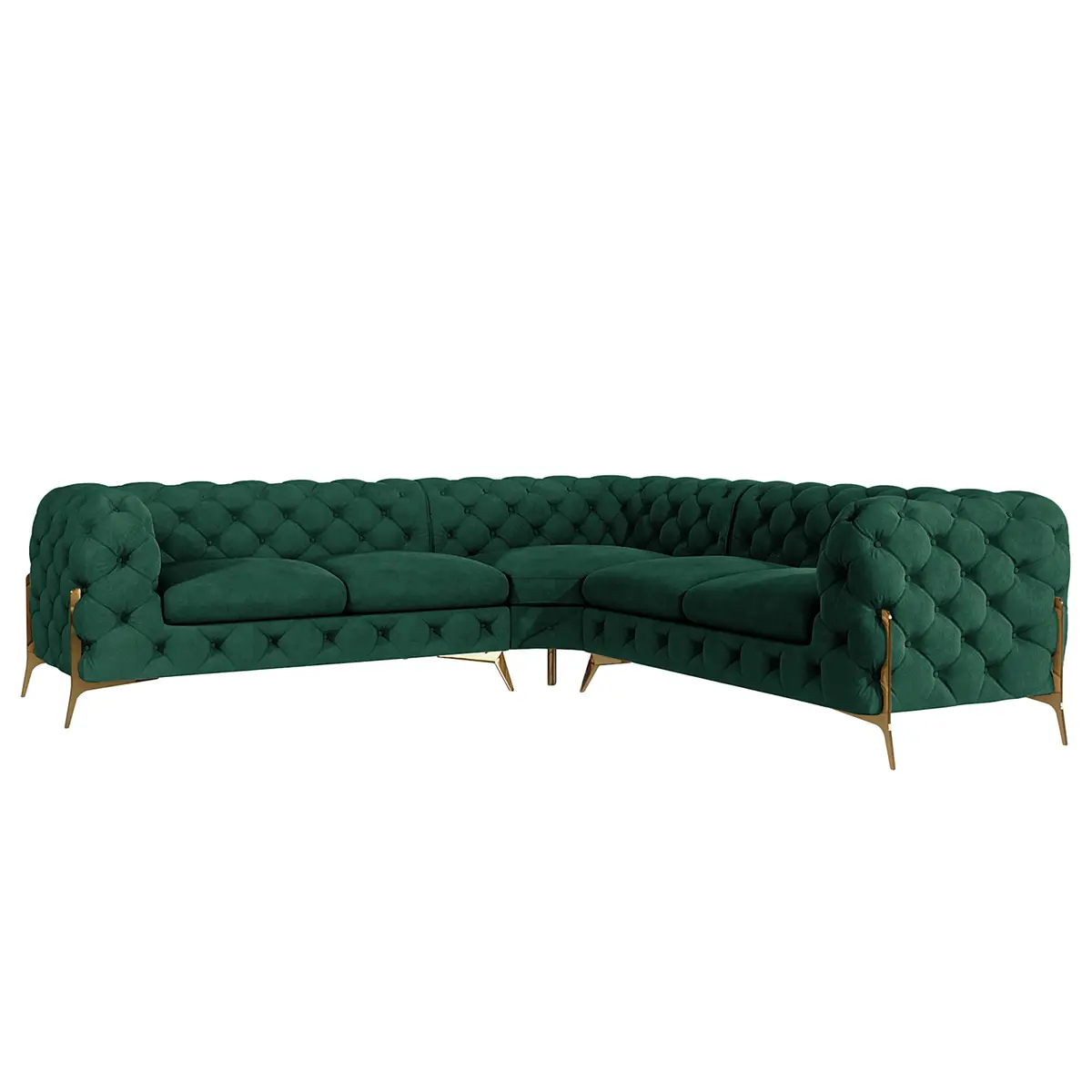 Ecksofa Ravi | Grün