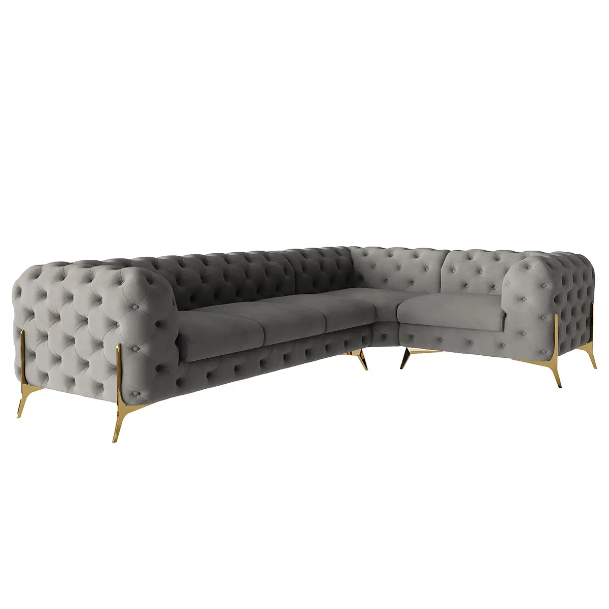 Ecksofa Ravi | Braun