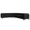 Ecksofa Laviva VI | Schwarz