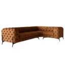Ecksofa Priya | Braun