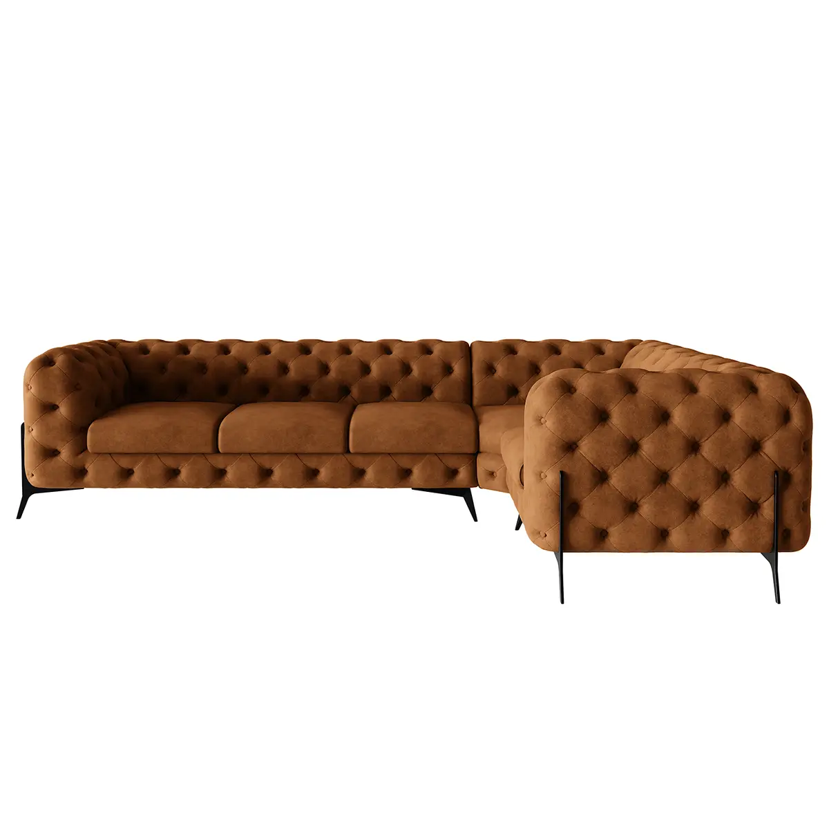 Ecksofa Priya | Braun