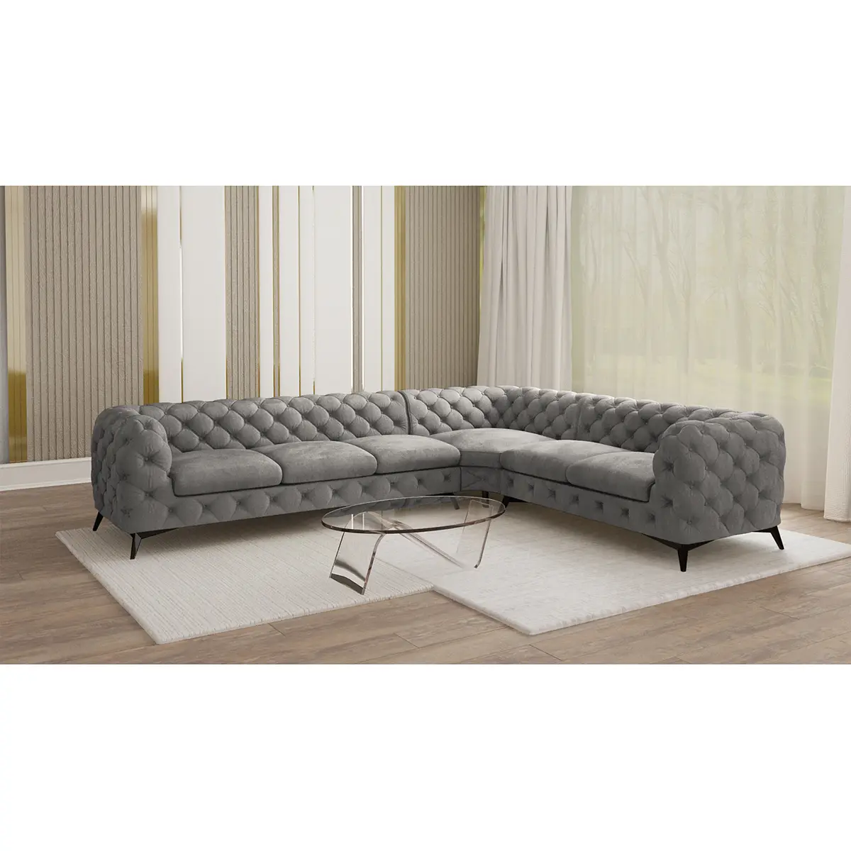 Ecksofa Laviva VI | Braun