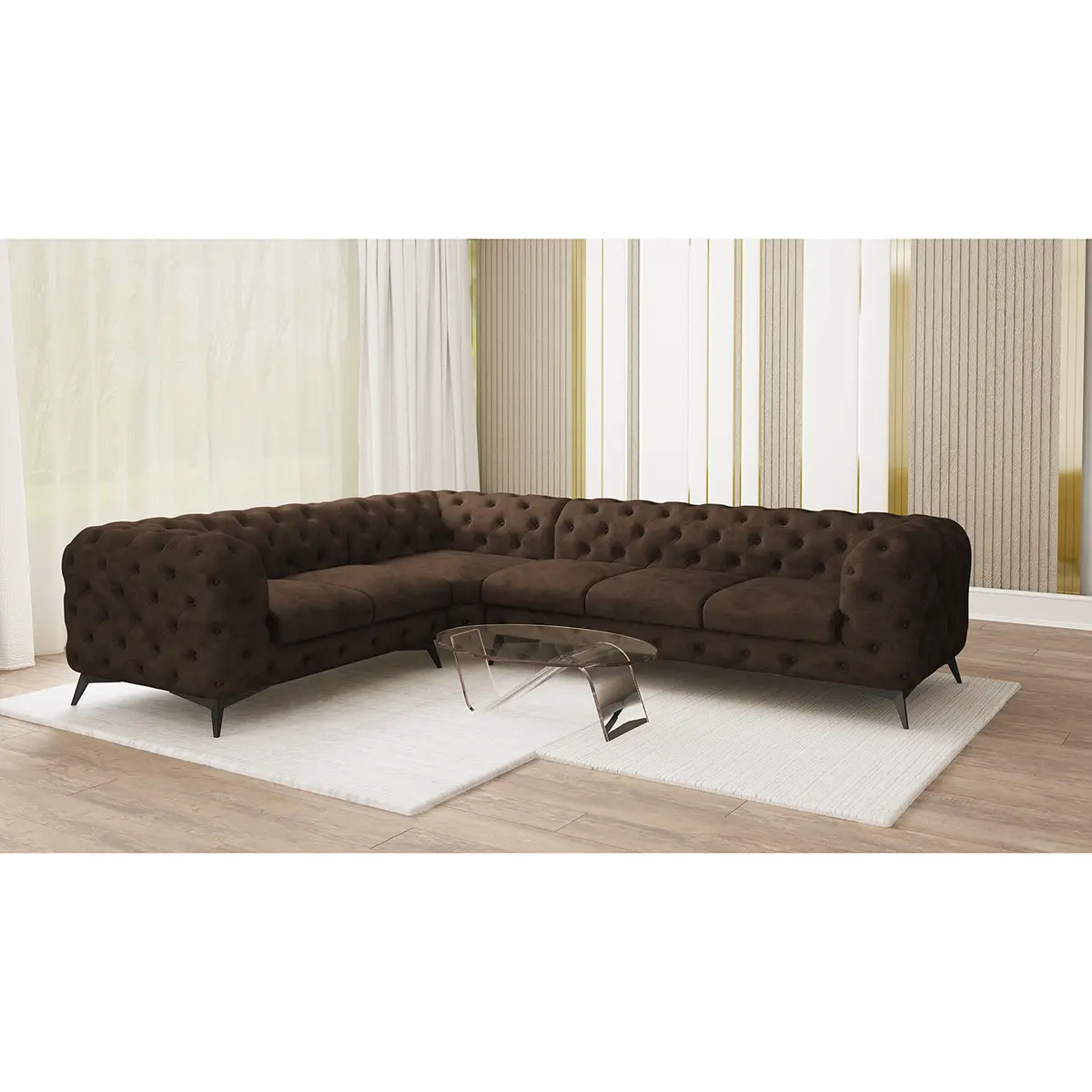 Ecksofa Laviva VI | Braun