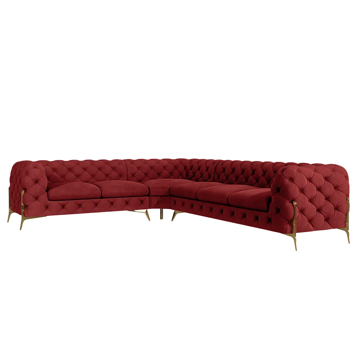 Ecksofa V | Rot