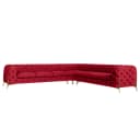Ecksofa Ravi | Rot