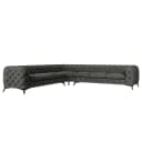 Ecksofa Ravi | Grau