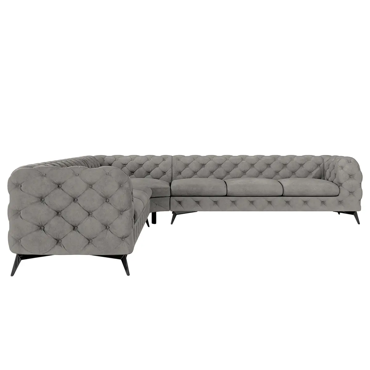 Ecksofa III Ravi | Braun