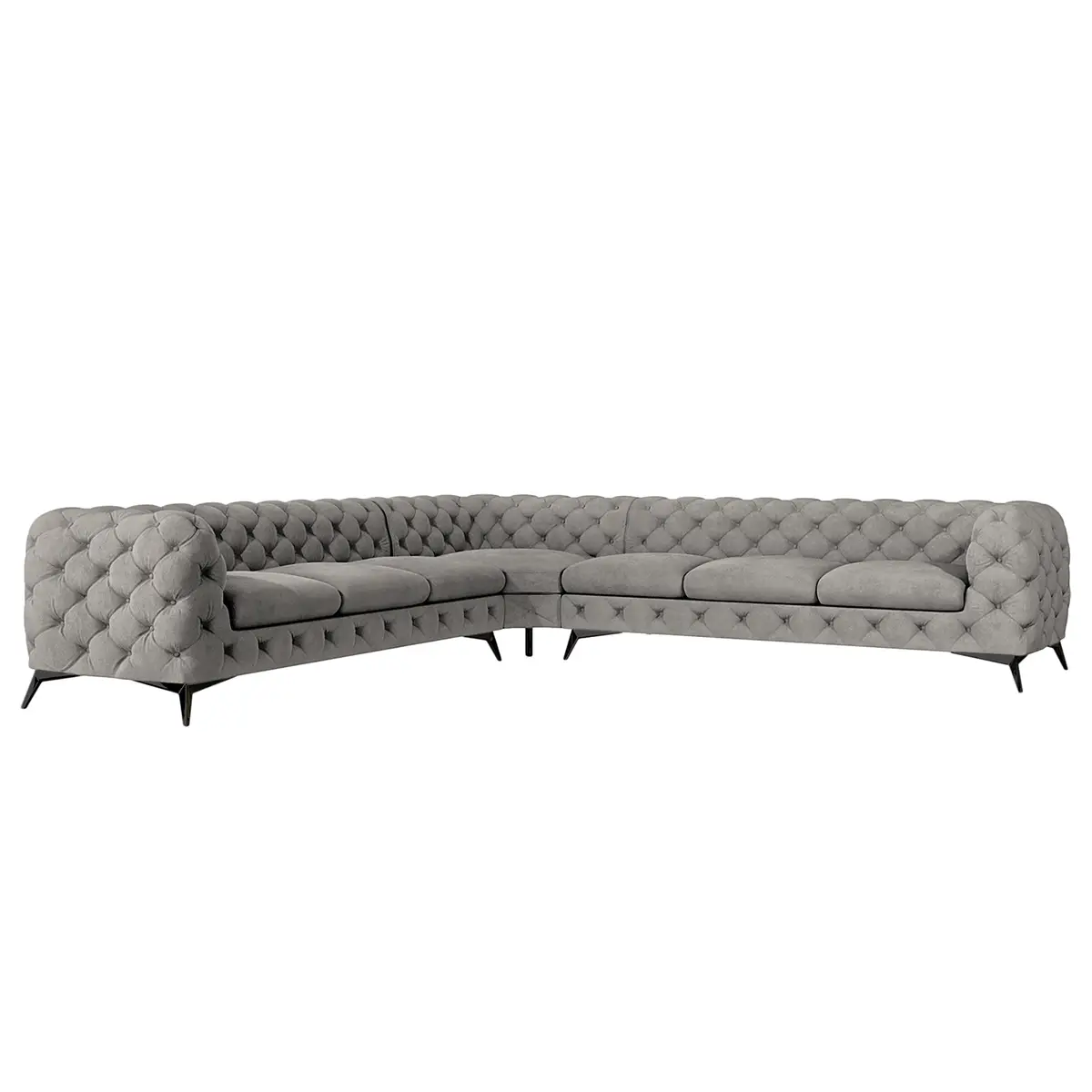Ecksofa III Ravi | Braun