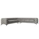 Ecksofa III Ravi | Braun