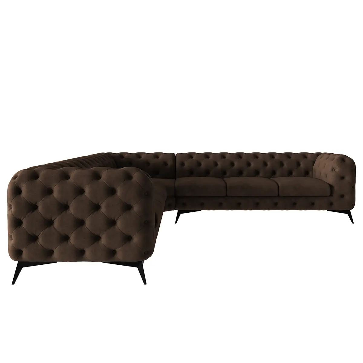 Ecksofa Priya | Braun