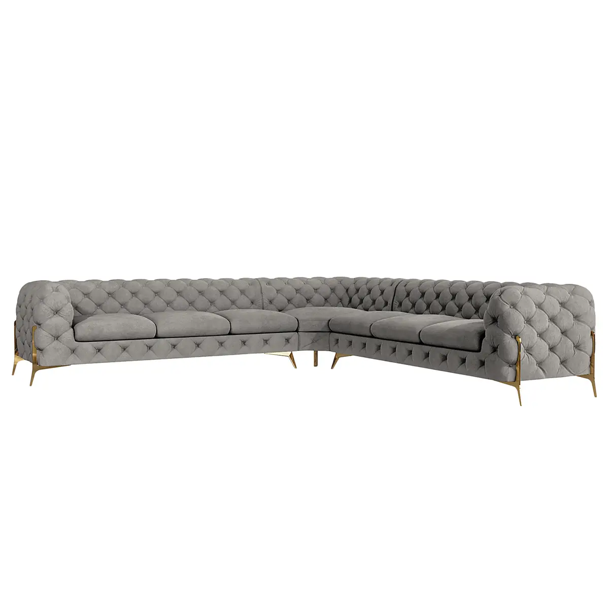 Ecksofa Ravi | Braun