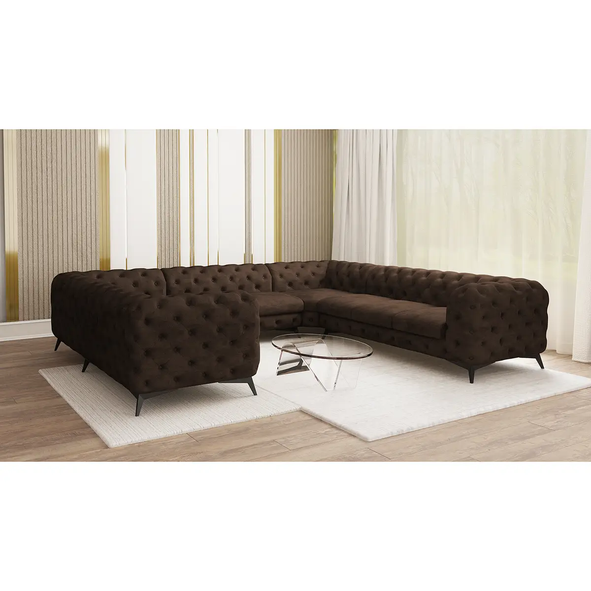 Wohnlandschaft Priya | Braun