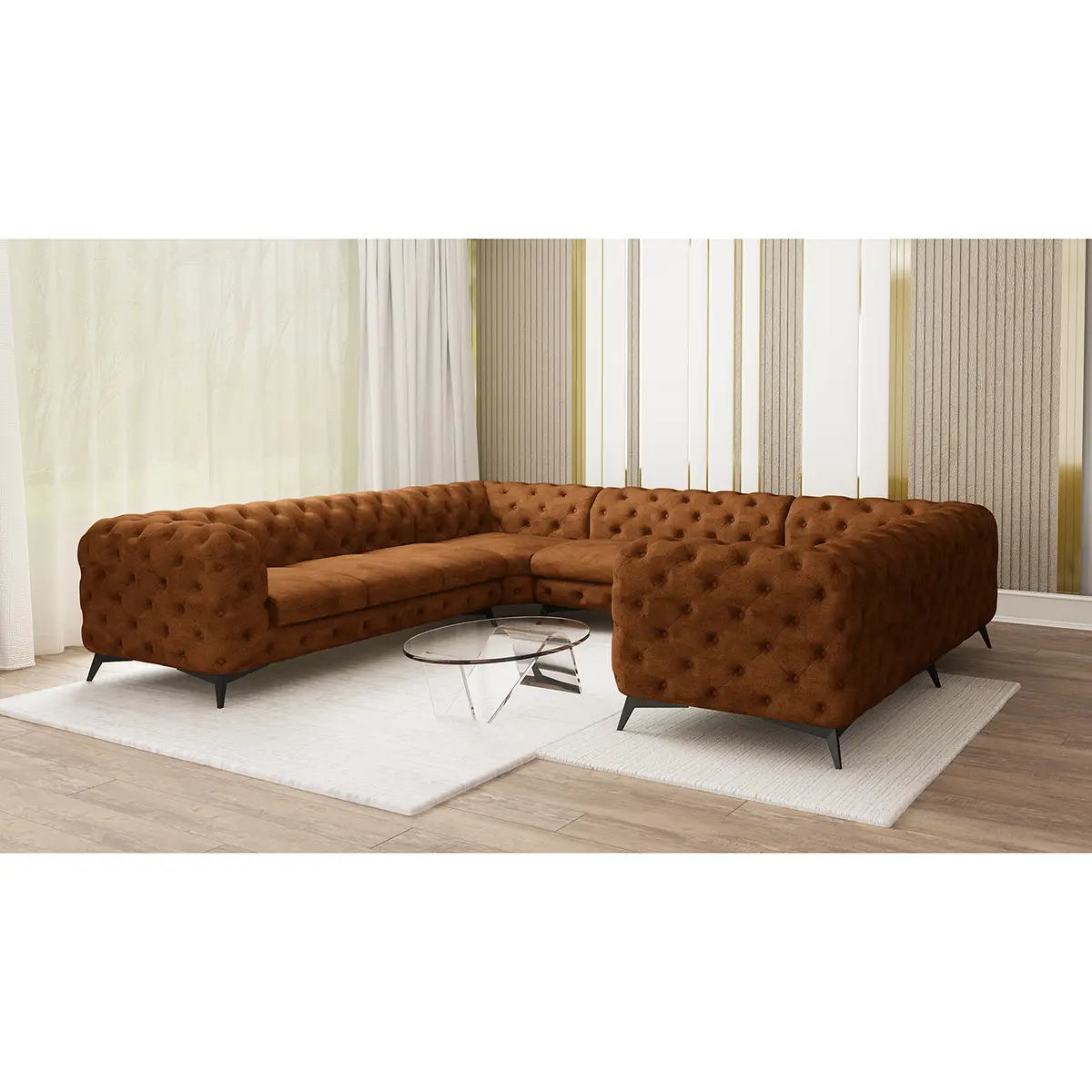 Wohnlandschaft Priya | Braun