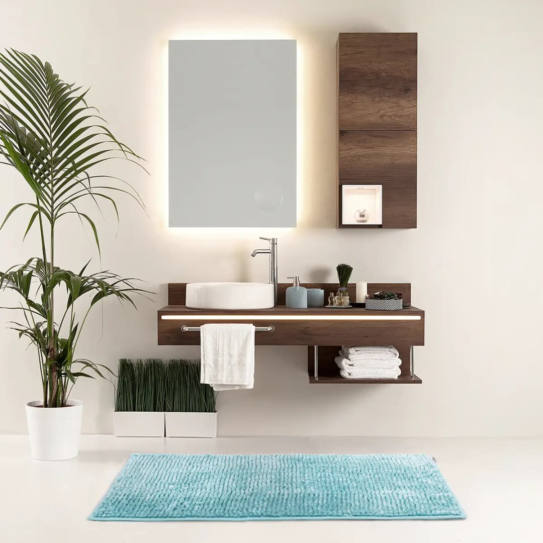 Badematte-Set Ati 2-teilig | Blau