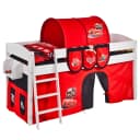 Hochbett Disney Cars | Weiß